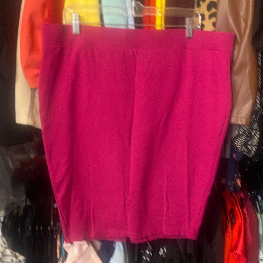 torrid Magenta Pencil Skirt